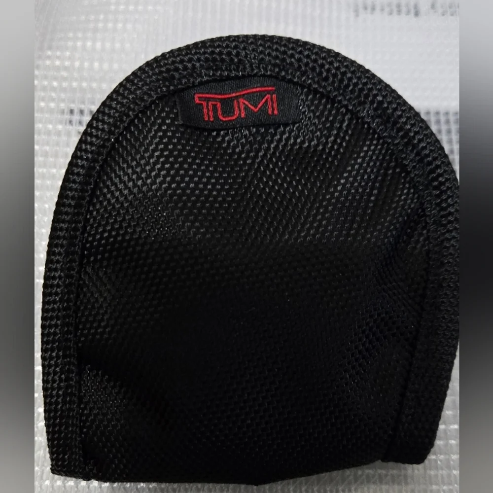 TUMI Black Travel Toiletry Bag Set